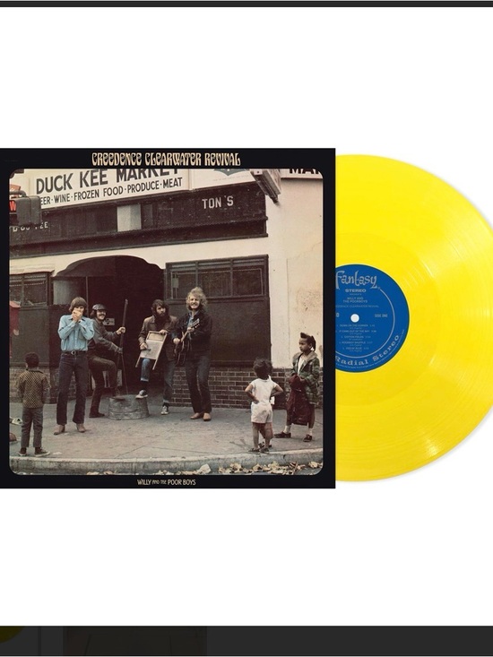 Other - Creedence Clearwater Revival Willy and the Poor Boys Yellow Vinyl LP